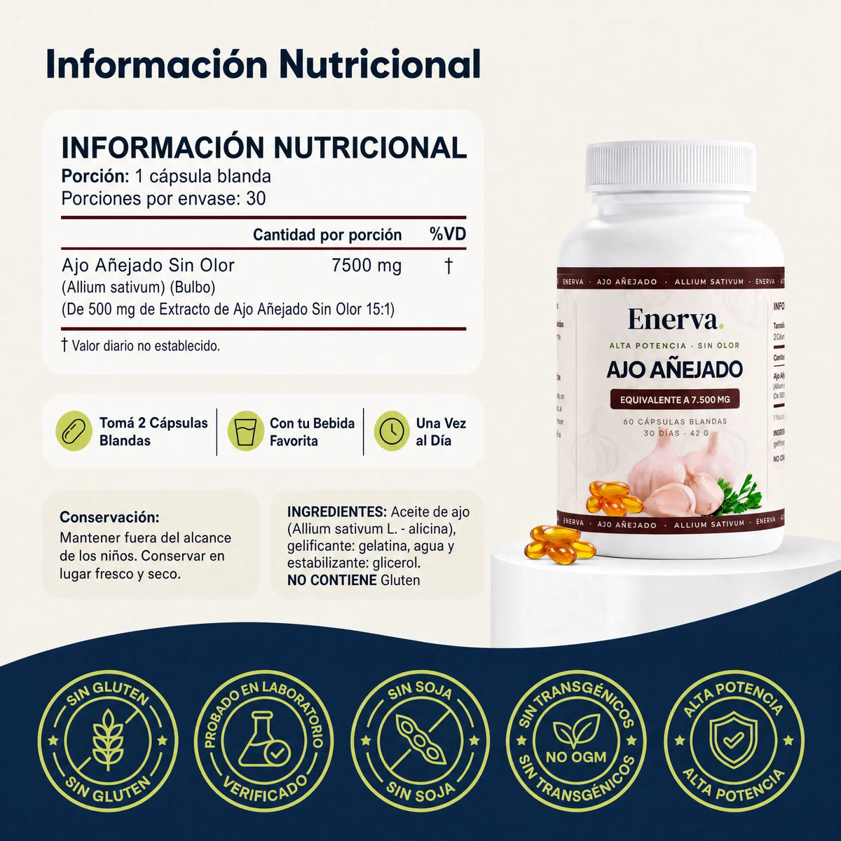 Extracto de Ajo Añejado